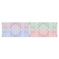 Seamless Kaleidoscope Patterns In Different Colors Based On Real Knitting Pattern Satin Scarf (oblong) by Nexatart