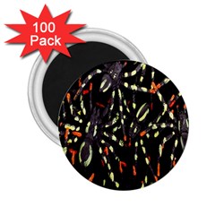 Spiders Colorful 2 25  Magnets (100 Pack)  by Nexatart