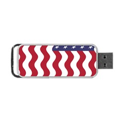 American Flag Portable Usb Flash (two Sides) by OneStopGiftShop