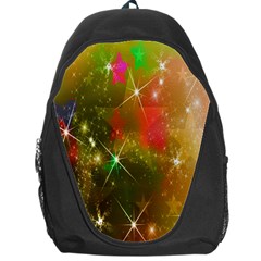 Star Christmas Background Image Red Backpack Bag by Nexatart