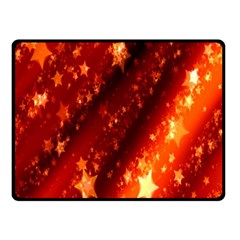 Star Christmas Pattern Texture Fleece Blanket (small)