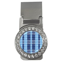 Textile Structure Texture Grid Money Clips (cz) 