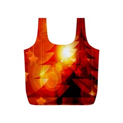 Tree Trees Silhouettes Silhouette Full Print Recycle Bags (s) 