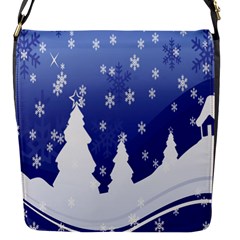 Vector Christmas Design Flap Messenger Bag (s) by Nexatart