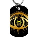 Virus Computer Encryption Trojan Dog Tag (Two Sides) Front