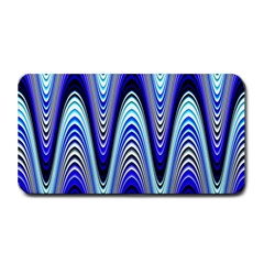 Waves Wavy Blue Pale Cobalt Navy Medium Bar Mats by Nexatart
