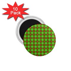 Wrapping Paper Christmas Paper 1 75  Magnets (10 Pack) 