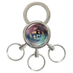 Blur Bokeh Colors Points Lights 3-ring Key Chains by Amaryn4rt