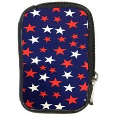 Star Red White Blue Sky Space Compact Camera Cases by Alisyart