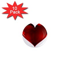 Heart Gradient Abstract 1  Mini Magnet (10 Pack)  by Amaryn4rt