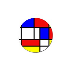 Mondrian Red Blue Yellow Golf Ball Marker (10 Pack) by Amaryn4rt