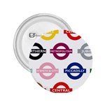 Underground Signs Tube Signs 2.25  Buttons