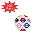 Underground Signs Tube Signs 1  Mini Buttons (100 pack) 