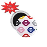 Underground Signs Tube Signs 1.75  Magnets (100 pack) 