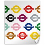 Underground Signs Tube Signs Canvas 16  x 20  