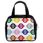 Underground Signs Tube Signs Classic Handbags (2 Sides)