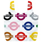 Underground Signs Tube Signs Full Print Recycle Bags (L) 