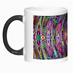 Wave Line Colorful Brush Particles Morph Mugs by Amaryn4rt