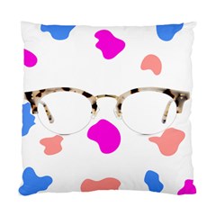 Glasses Blue Pink Brown Standard Cushion Case (one Side) by Alisyart