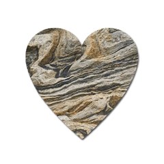 Rock Texture Background Stone Heart Magnet by Amaryn4rt