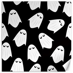Ghost Halloween Pattern Canvas 16  X 16   by Amaryn4rt