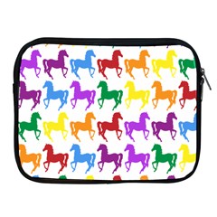 Colorful Horse Background Wallpaper Apple Ipad 2/3/4 Zipper Cases by Amaryn4rt