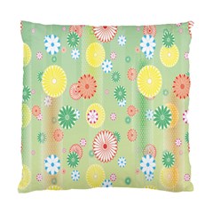 Flower Arrangements Season Pink Yellow Red Rose Sunflower Standard Cushion Case (one Side) by Alisyart