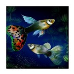 Marine Fishes Face Towel Front