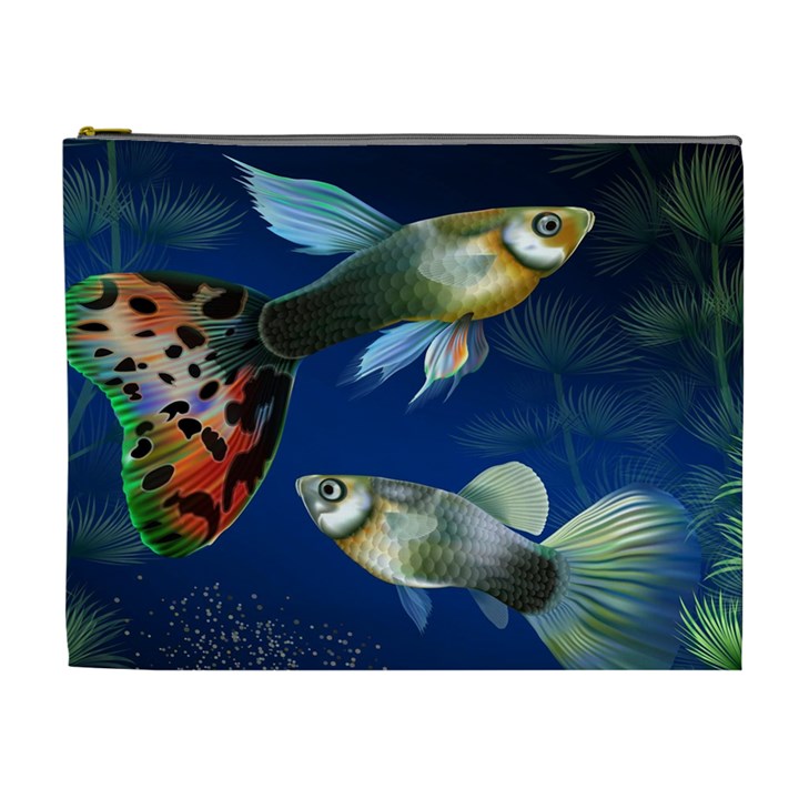 Marine Fishes Cosmetic Bag (XL)