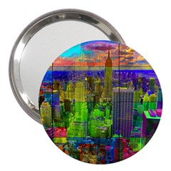 New York City Skyline 3  Handbag Mirrors by Amaryn4rt