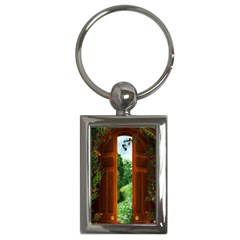 Beautiful World Entry Door Fantasy Key Chains (rectangle)  by Amaryn4rt