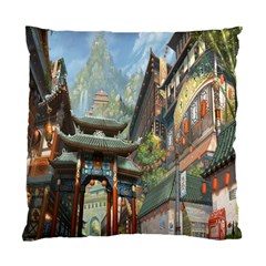 Japanese Art Painting Fantasy Standard Cushion Case (two Sides) by Amaryn4rt