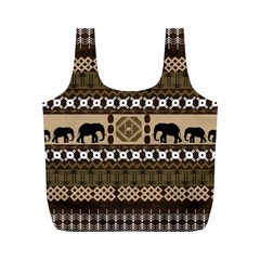 African Vector Patterns  Full Print Recycle Bags (m)  by Amaryn4rt