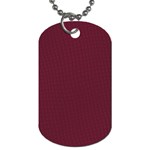 Camouflage Seamless Texture Maps Red Beret Cloth Dog Tag (One Side)