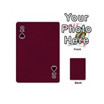 Camouflage Seamless Texture Maps Red Beret Cloth Playing Cards 54 (Mini) 