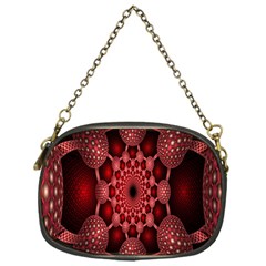 Lines Circles Red Shadow Chain Purses (one Side)  by Alisyart