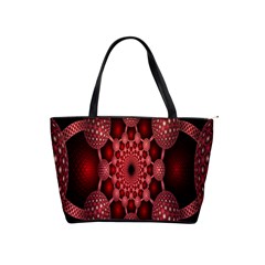 Lines Circles Red Shadow Shoulder Handbags by Alisyart