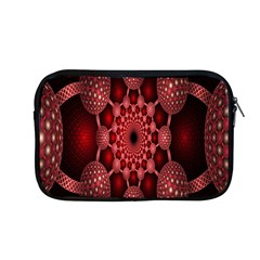 Lines Circles Red Shadow Apple Macbook Pro 13  Zipper Case by Alisyart