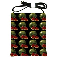 Black Watermelon Shoulder Sling Bags