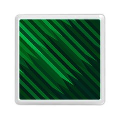 Abstract Blue Stripe Pattern Background Memory Card Reader (square)  by Simbadda