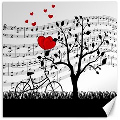 Love Song Canvas 20  X 20   by Valentinaart