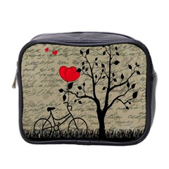 Love Letter Mini Toiletries Bag 2-side by Valentinaart