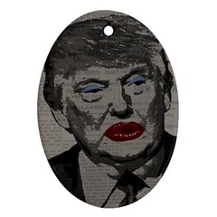 Transgender President    Ornament (oval) by Valentinaart