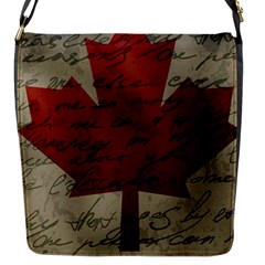 Canada Flag Flap Messenger Bag (s) by Valentinaart