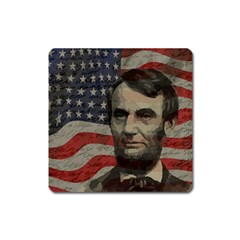 Lincoln Day  Square Magnet by Valentinaart