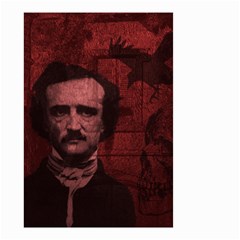 Edgar Allan Poe  Small Garden Flag (two Sides) by Valentinaart