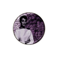 Audrey Hepburn Hat Clip Ball Marker (4 Pack) by Valentinaart