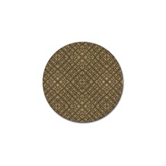 Wooden Ornamented Pattern Golf Ball Marker (4 Pack) by dflcprints