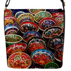 Art Background Bowl Ceramic Color Flap Messenger Bag (s)