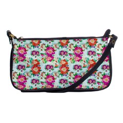 Floral Flower Pattern Seamless Shoulder Clutch Bags